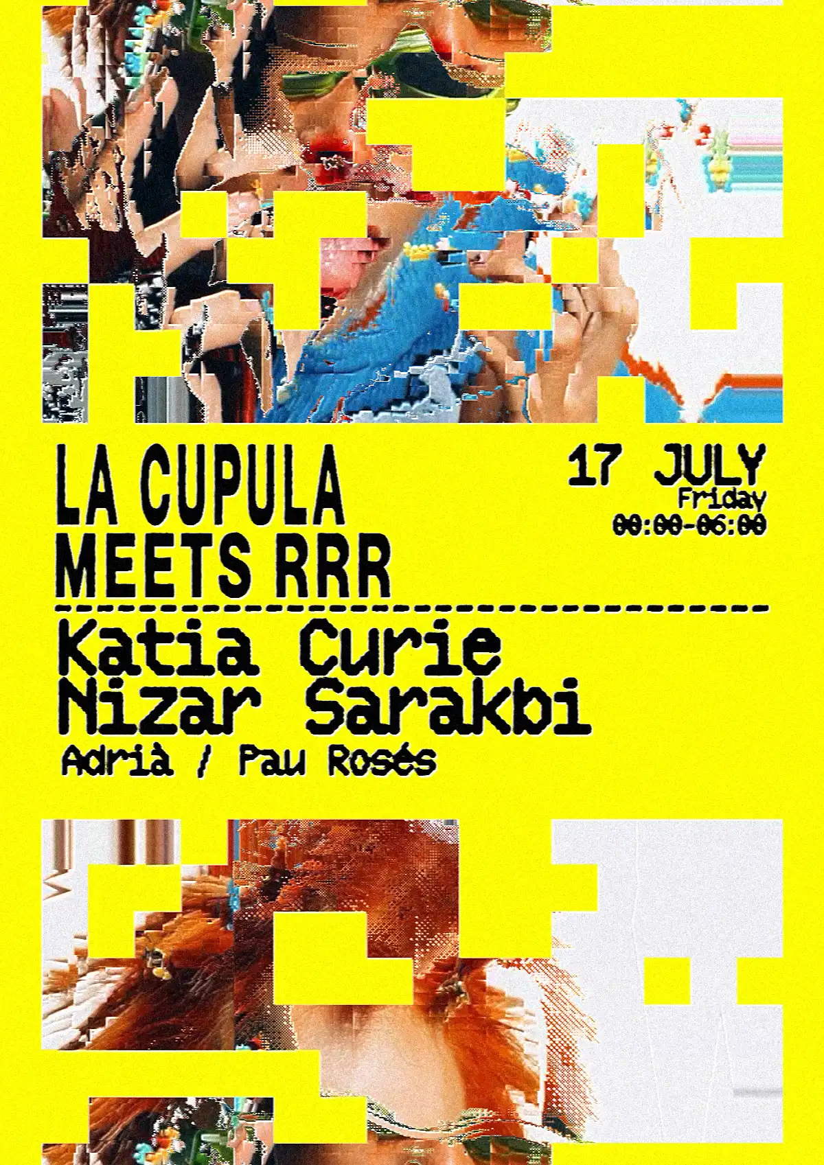 Cupula Rec. meets RRR event poster