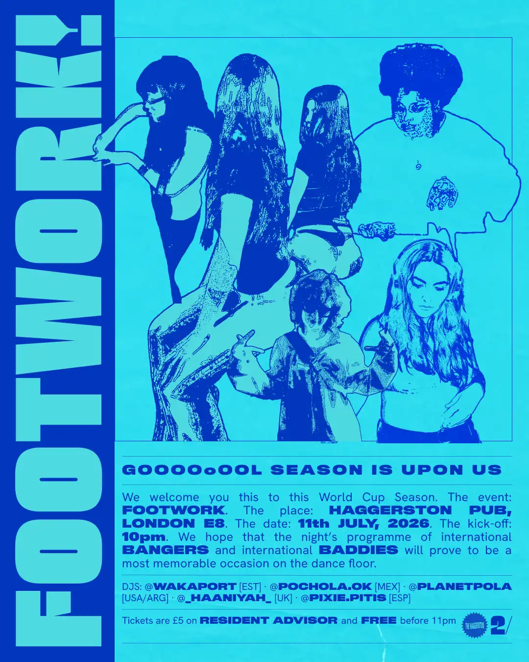 FOOTWORK event poster