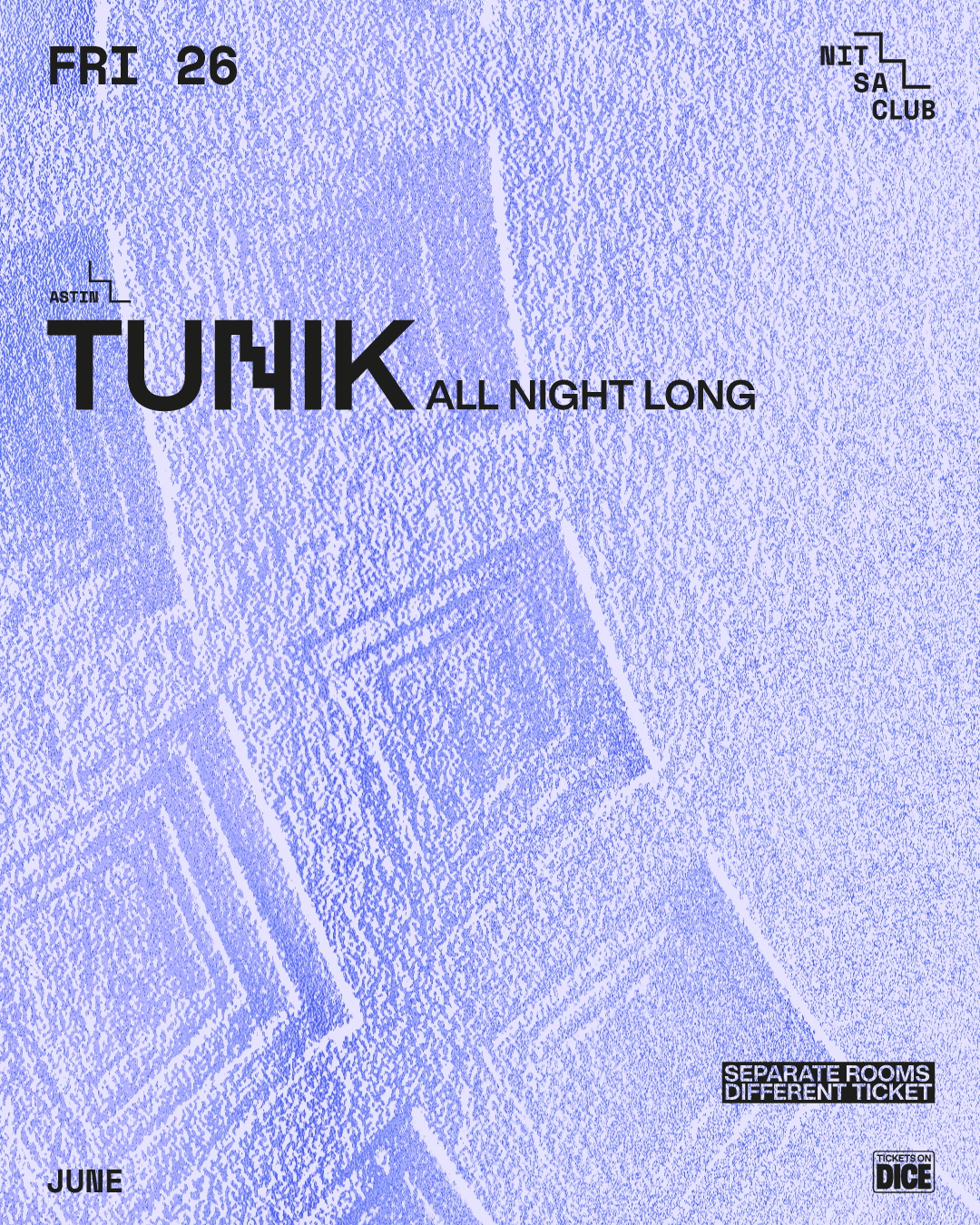 Tunik All Night Long event poster