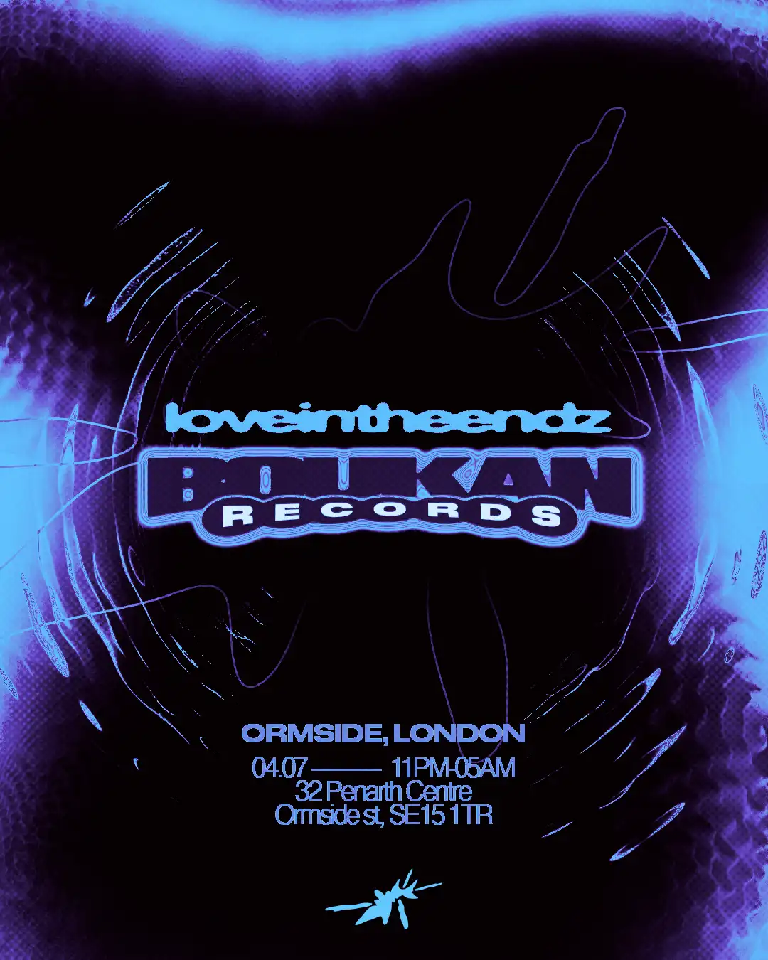 Boukan records x Love In The Endz event poster
