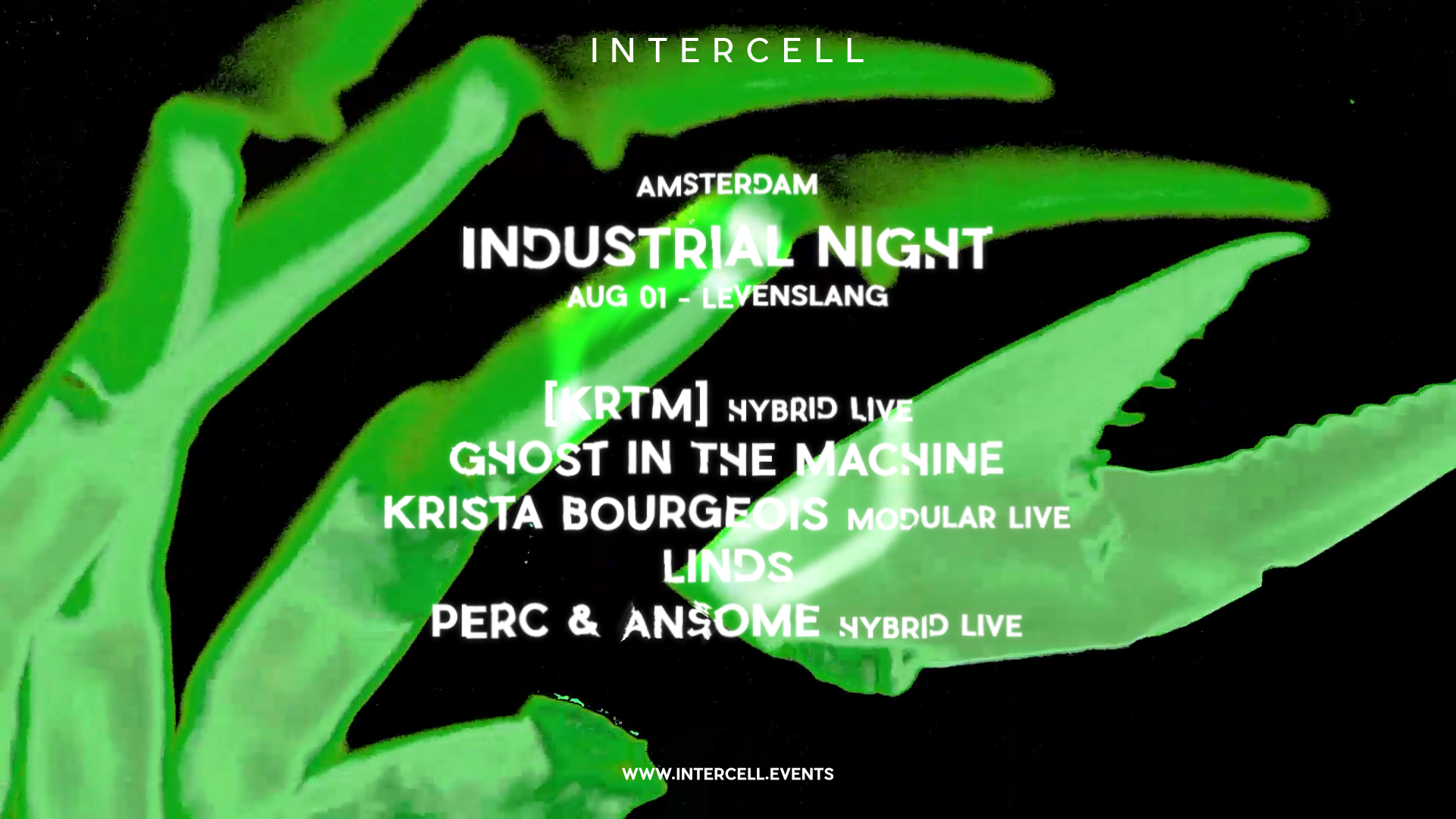 Intercell Industrial Night event poster