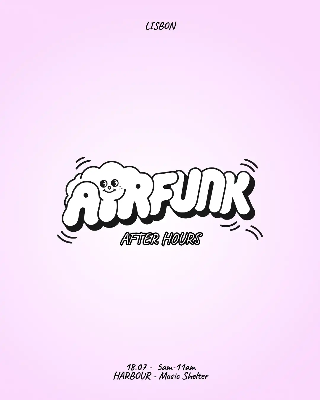 AirFunk after-hours at Harbour event poster