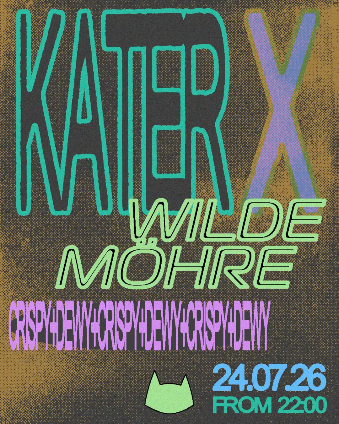 Kater x Wilde Möhre event poster