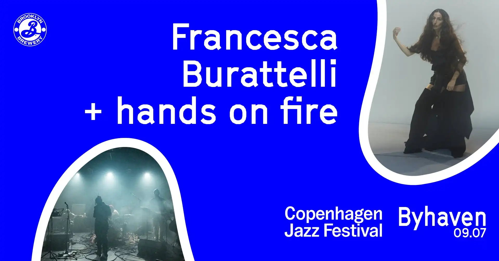 Copenhagen Jazz Festival: Francesca Buratteli + hands on fire event poster