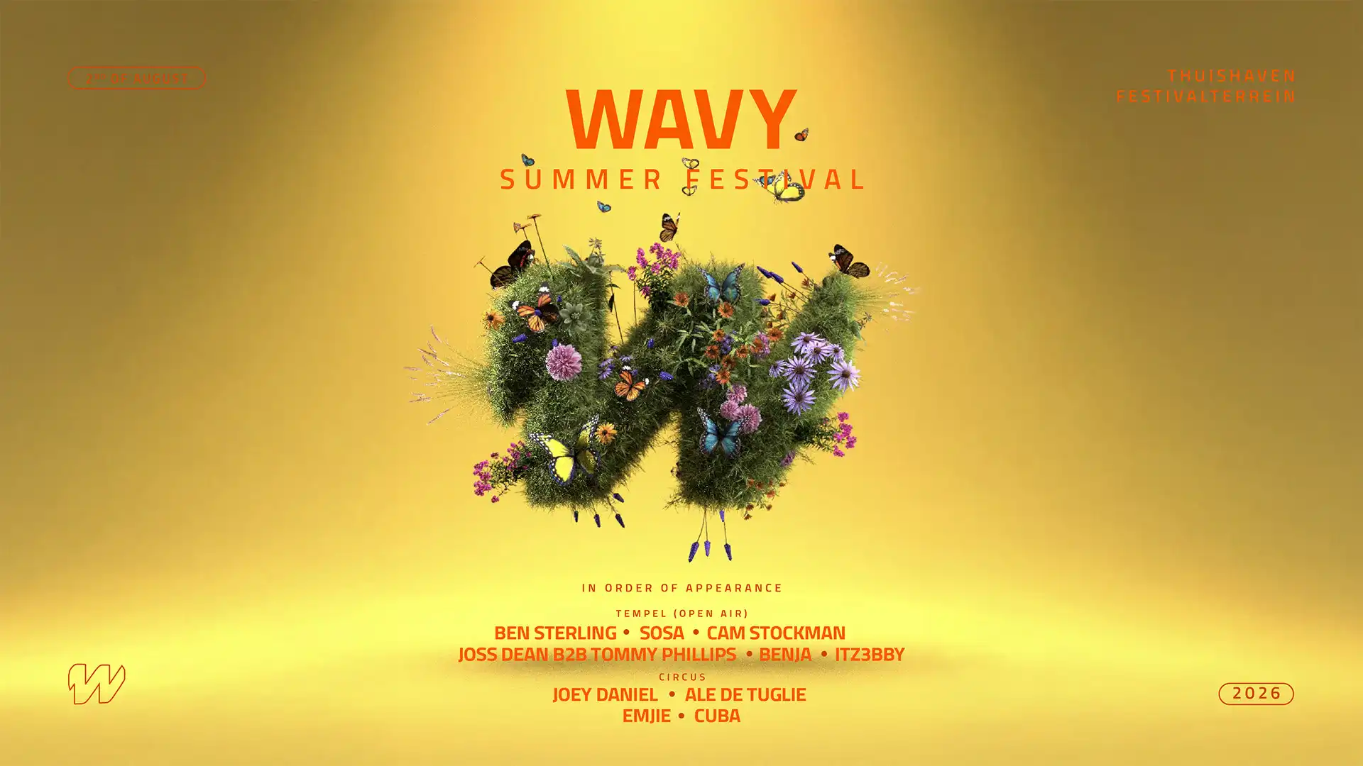 Wavy Summer Festival event poster