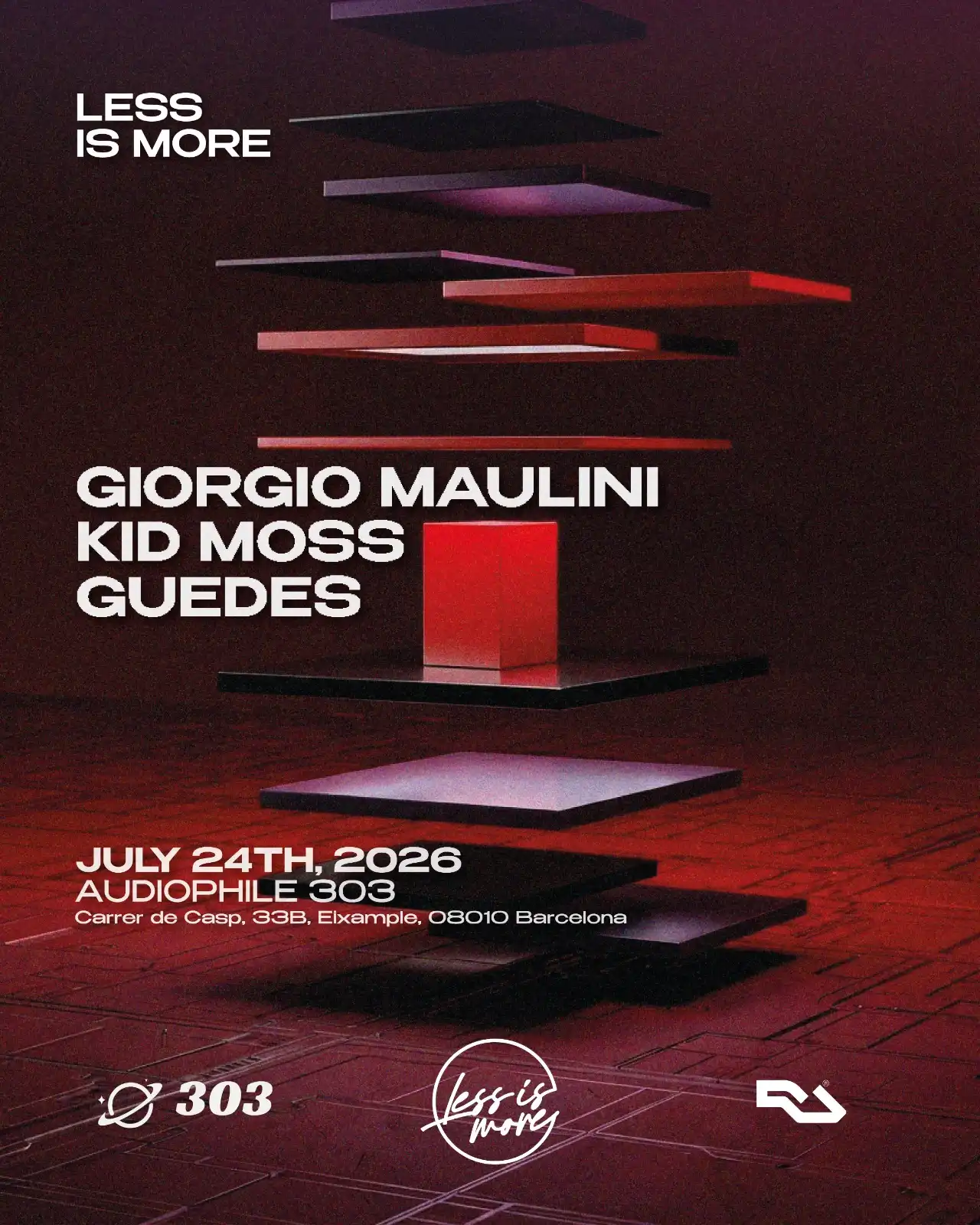 Less Is More with Giorgio Maulini event poster