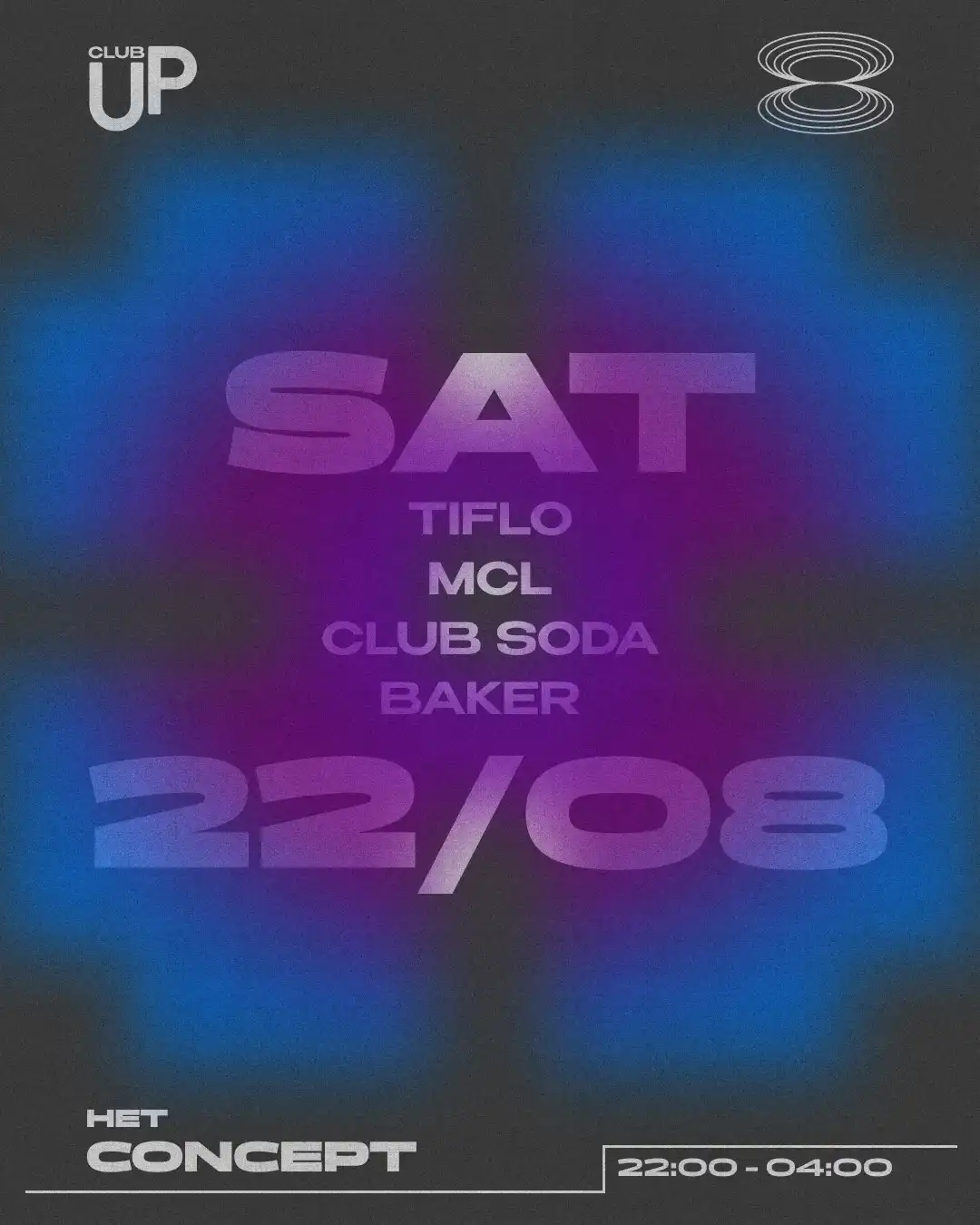 Het Concept // House & UK Garage event poster