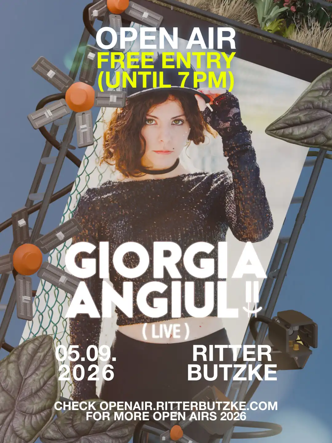 Giorgia Angiuli Live (Open Air) - free entry until 7pm event poster