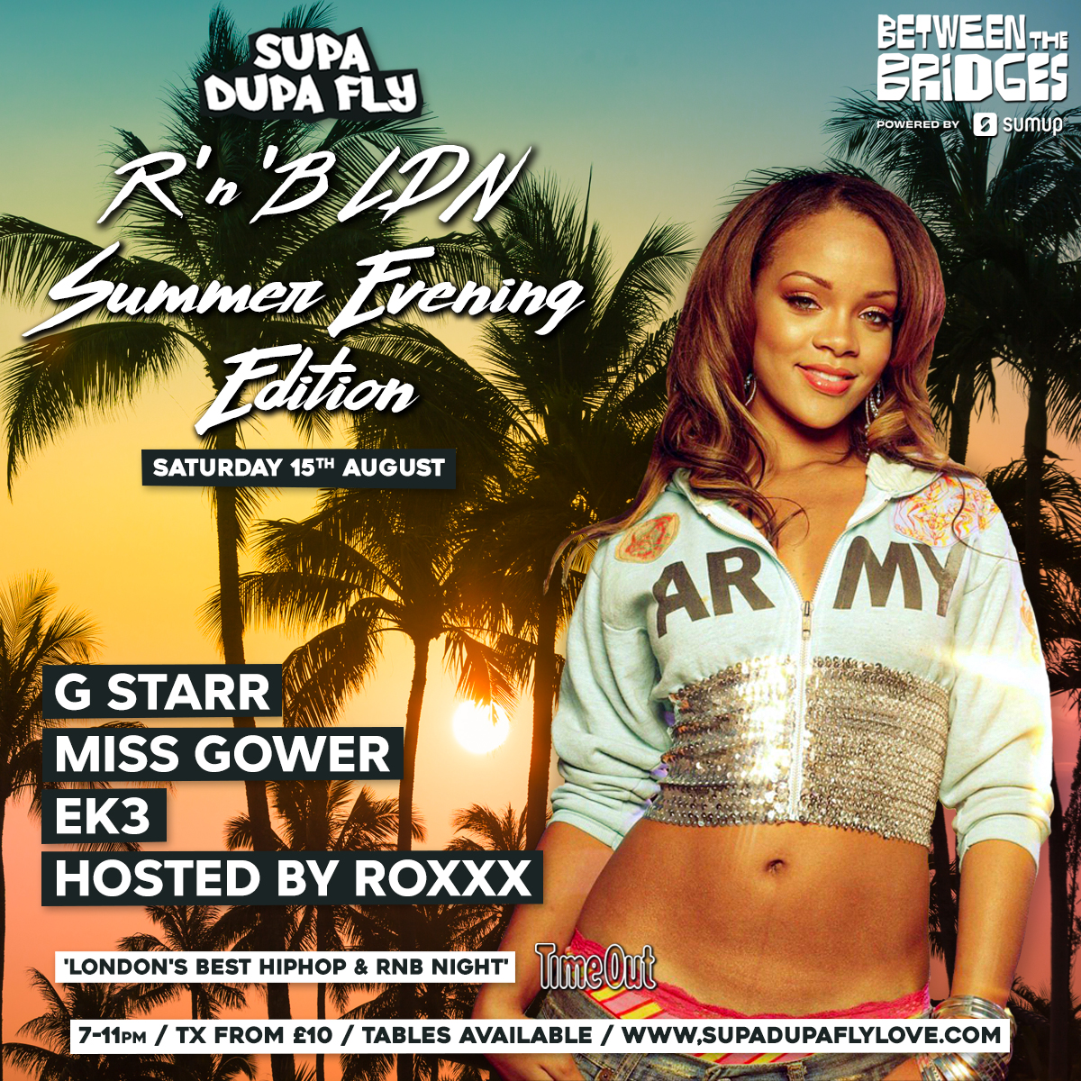R'n'B LDN Summer Southbank event poster