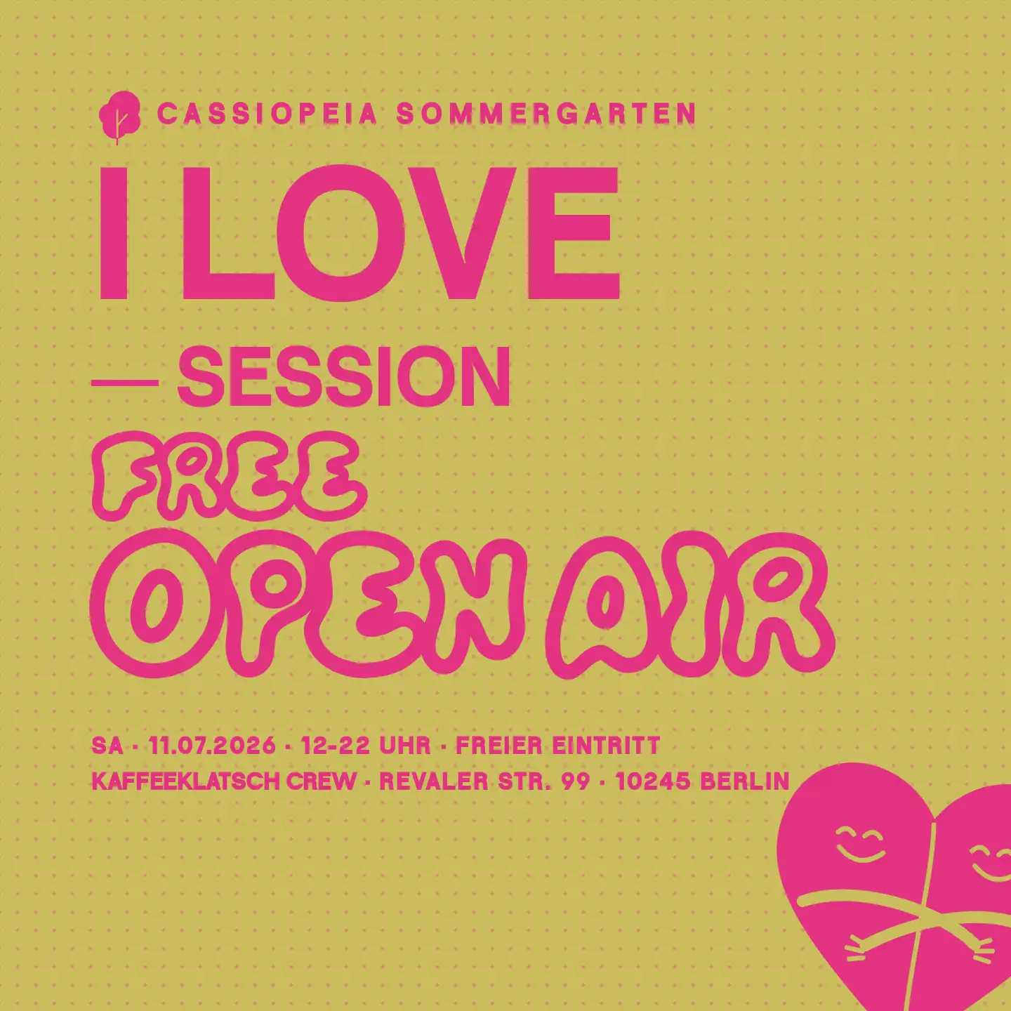 I LOVE SESSION - Open Air Sommergarten event poster