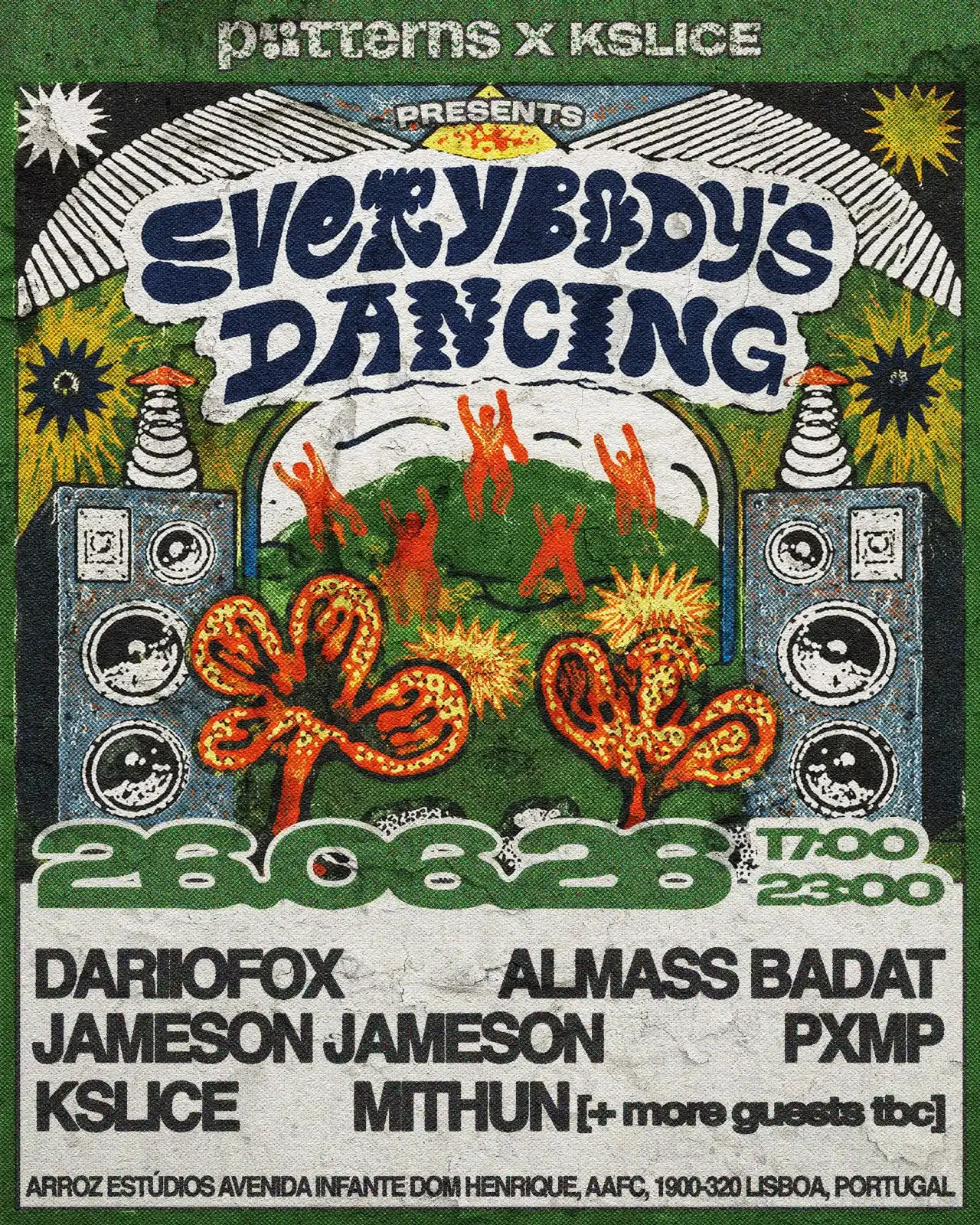 Everybody's Dancing: DARIIOFOX, Almass Badat, JAMESON JAMESON, Mithun, KSLICE, Pxmp event poster