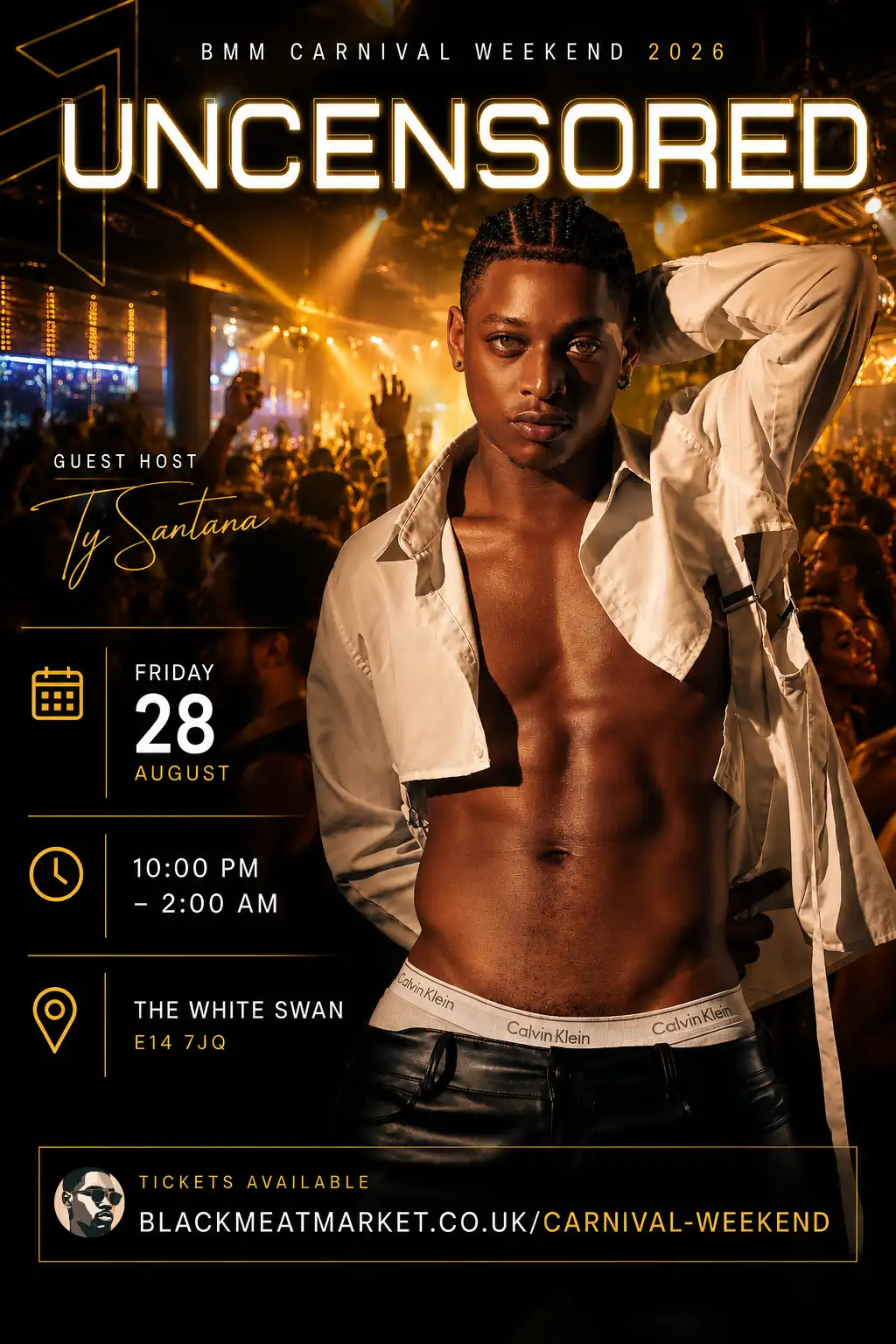Uncensored event poster