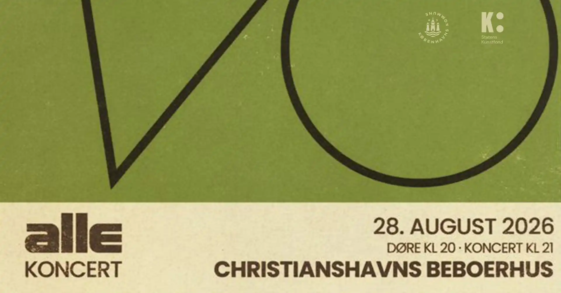 Alle koncert event poster