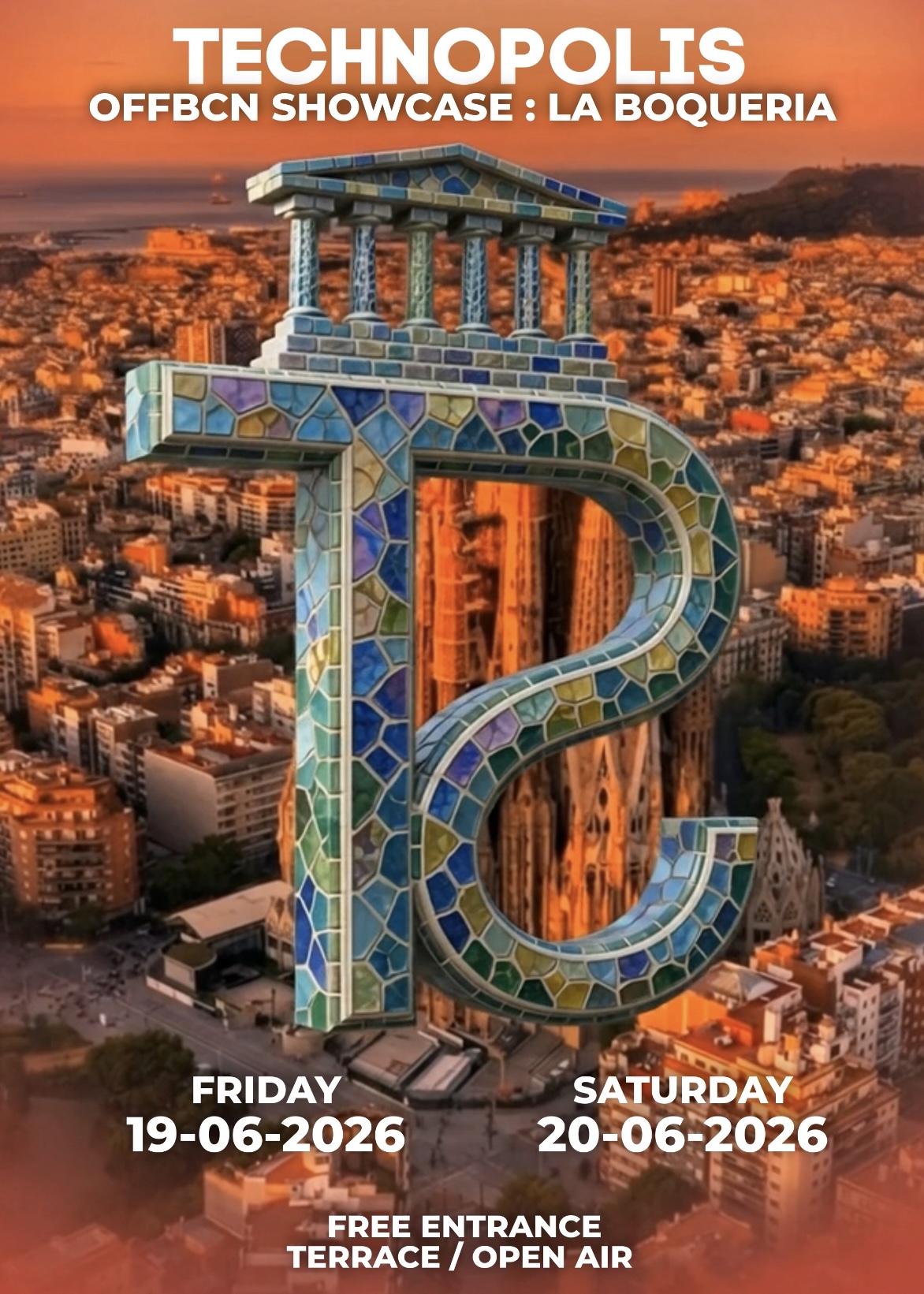 CANCELANDO OFFBCN TECHNOPOLIS SHOWCASE 1: SUPERCLASSIC LA BOQUERIA W/ Djomby & FRIEND'S event poster