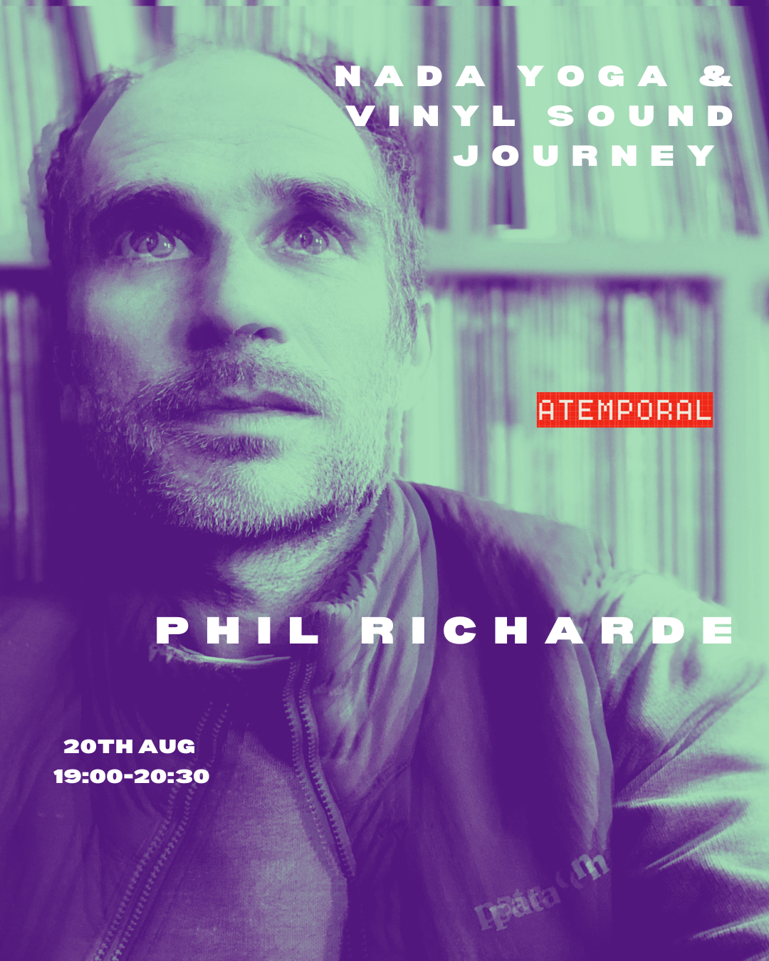 Nada Yoga inspired deep listening session with Phil Richarde event poster