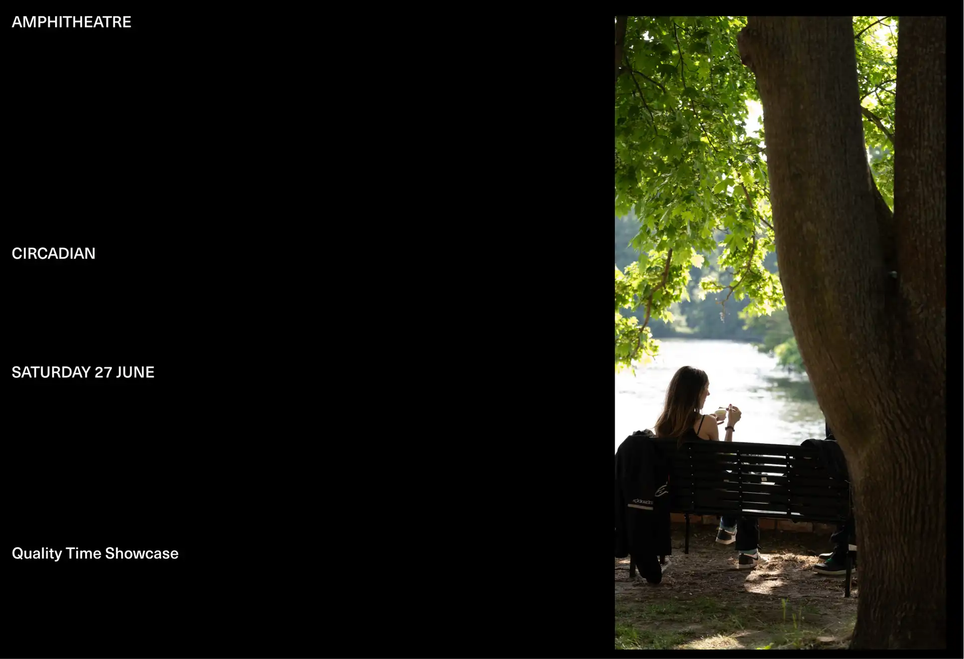 Amphitheatre by Circadian - Quality Time Showcase (Saturday) event poster