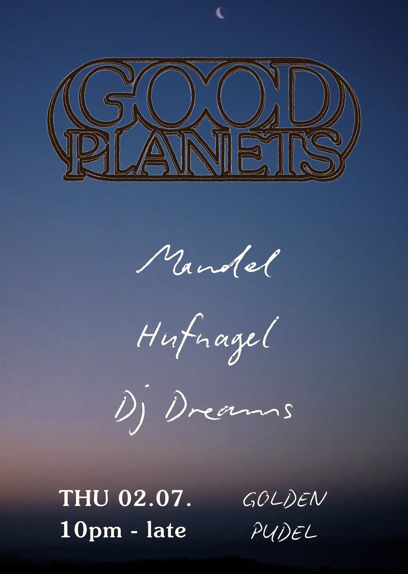 Good Planets (are hard 2 find) with Mandel event poster