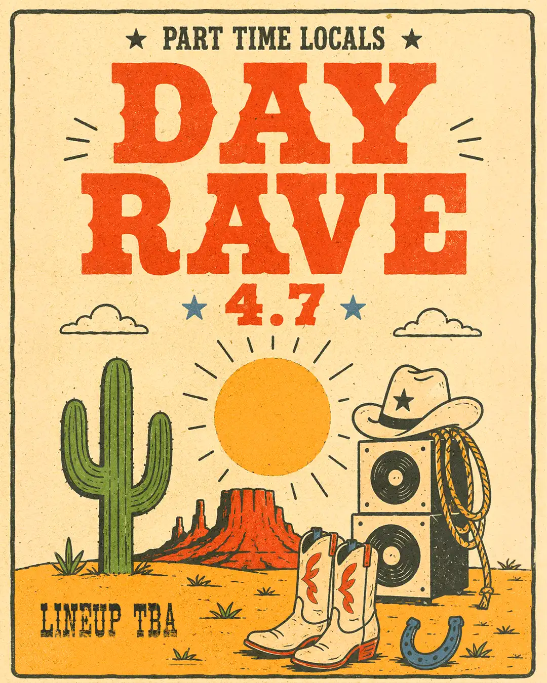DAY RAVE w/ Monika Ross - JULY 4th - Part Time Locals event poster