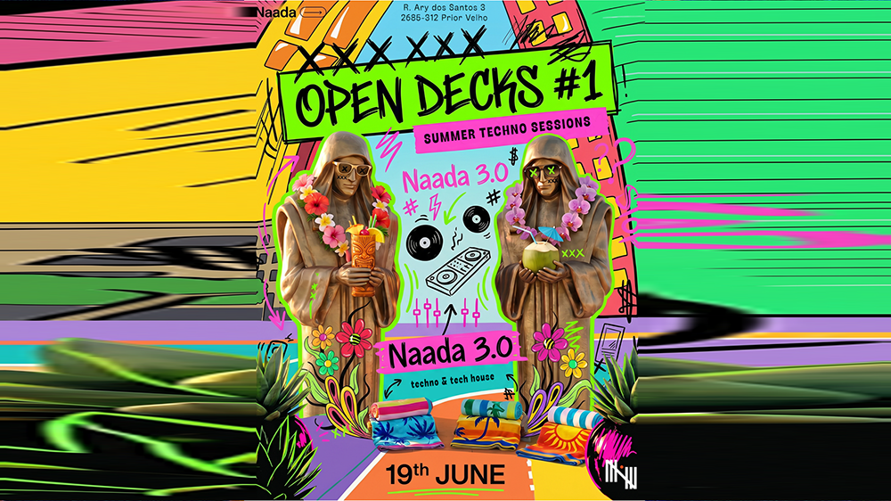 NAADA presents Open Decks #1 event poster