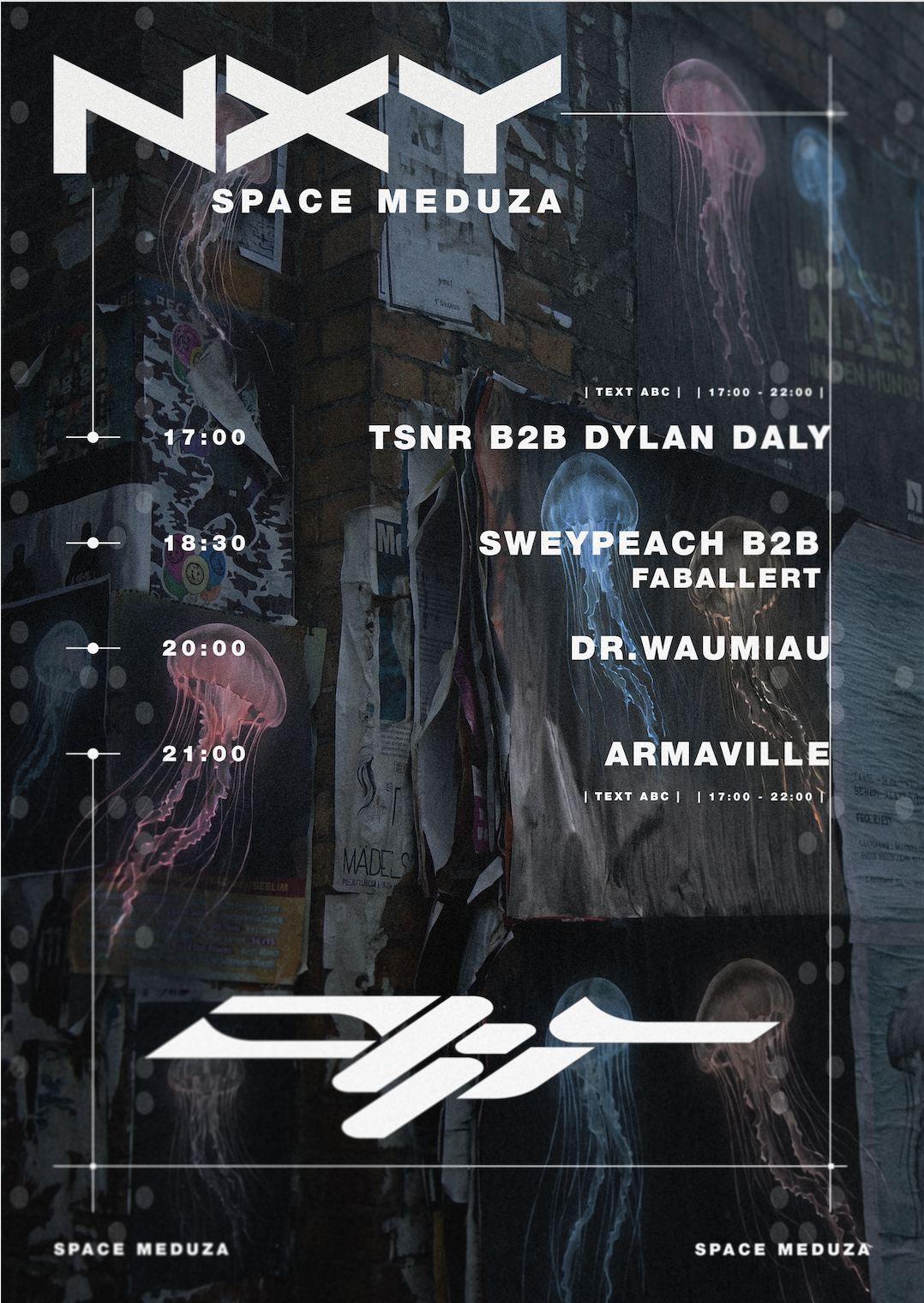 FREE Rave with NOXYS x Space Meduza event poster