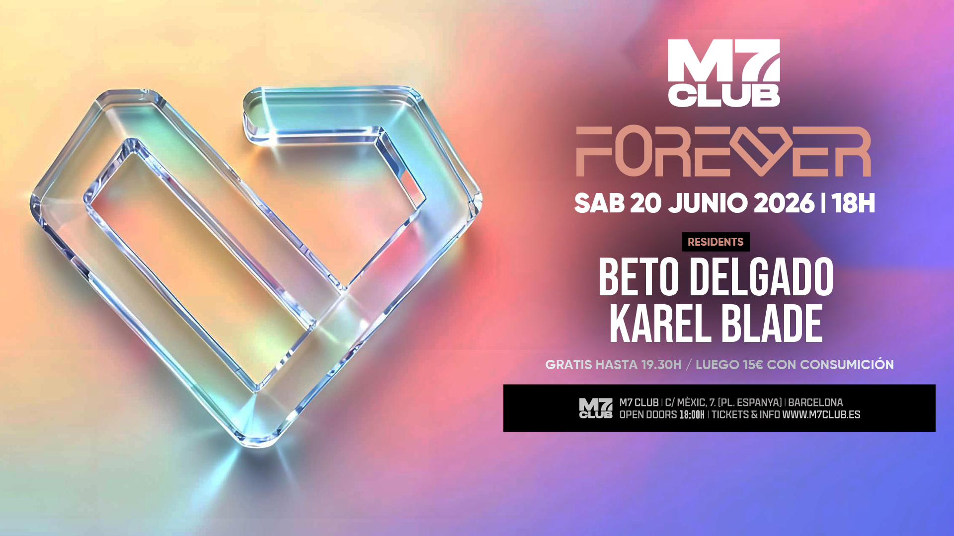FOREVER [Beto Delgado & Karel Blade] event poster