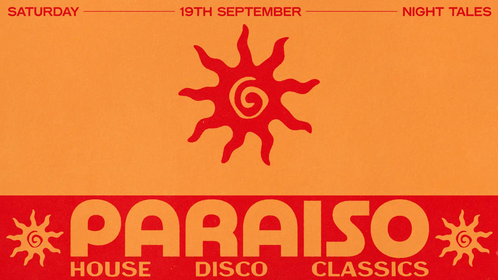 Paraiso Disco: House, Disco, Classics event poster