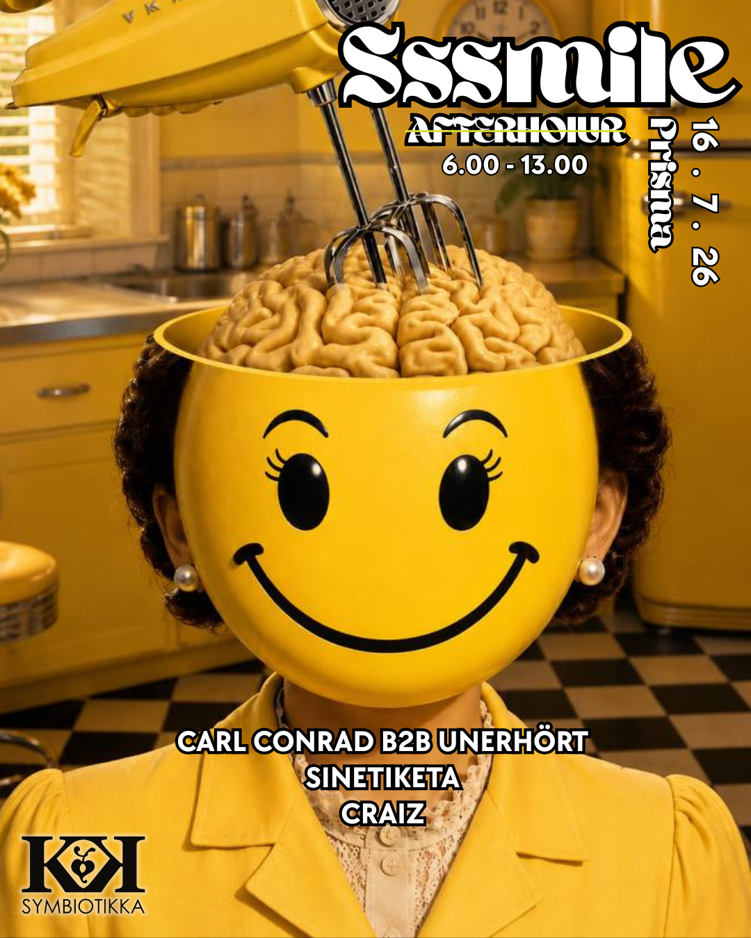 Sssmile Afterhour event poster