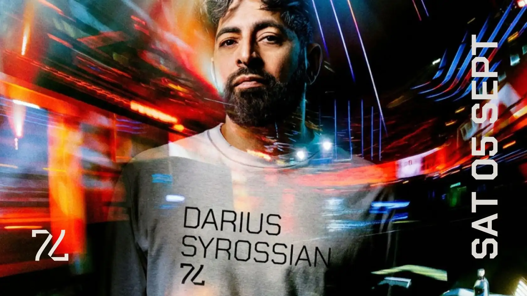 77: Darius Syrossian event poster