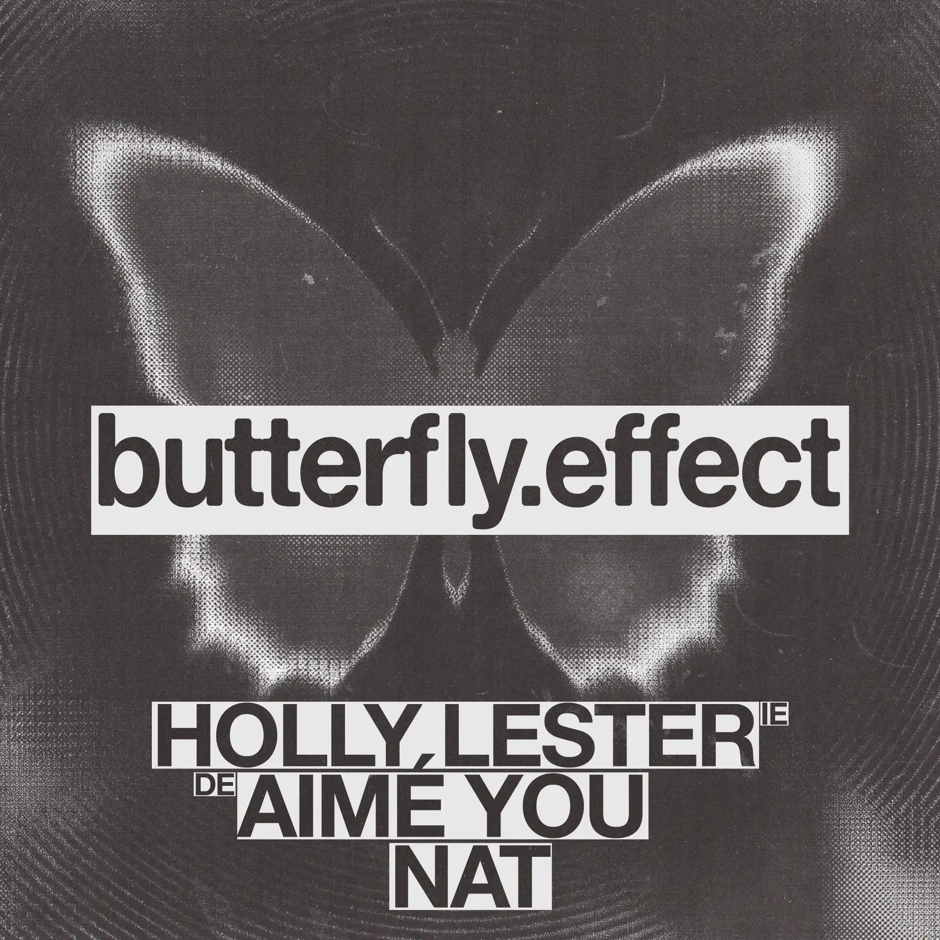 Butterfly Effect with Holly Lester, Aimé You, NAT event poster