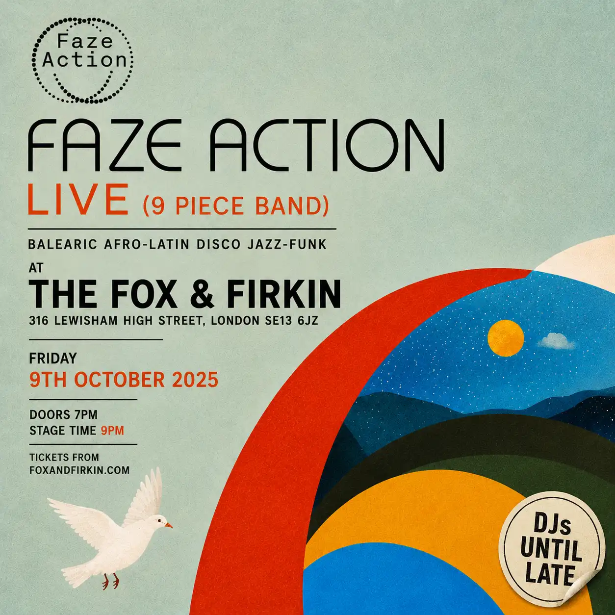 Faze Action event poster