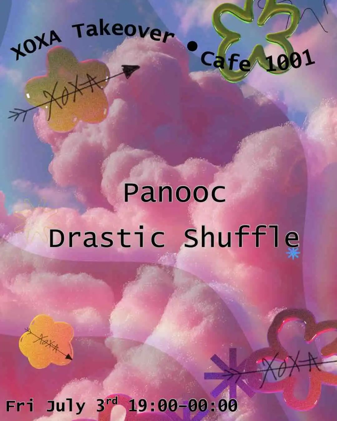 XOXA Takeover event poster