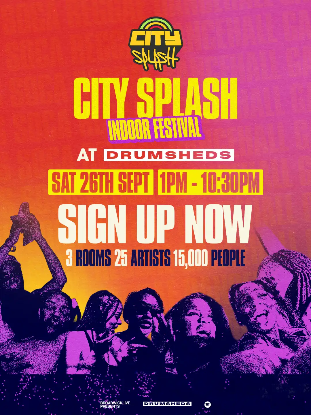 City Splash event poster