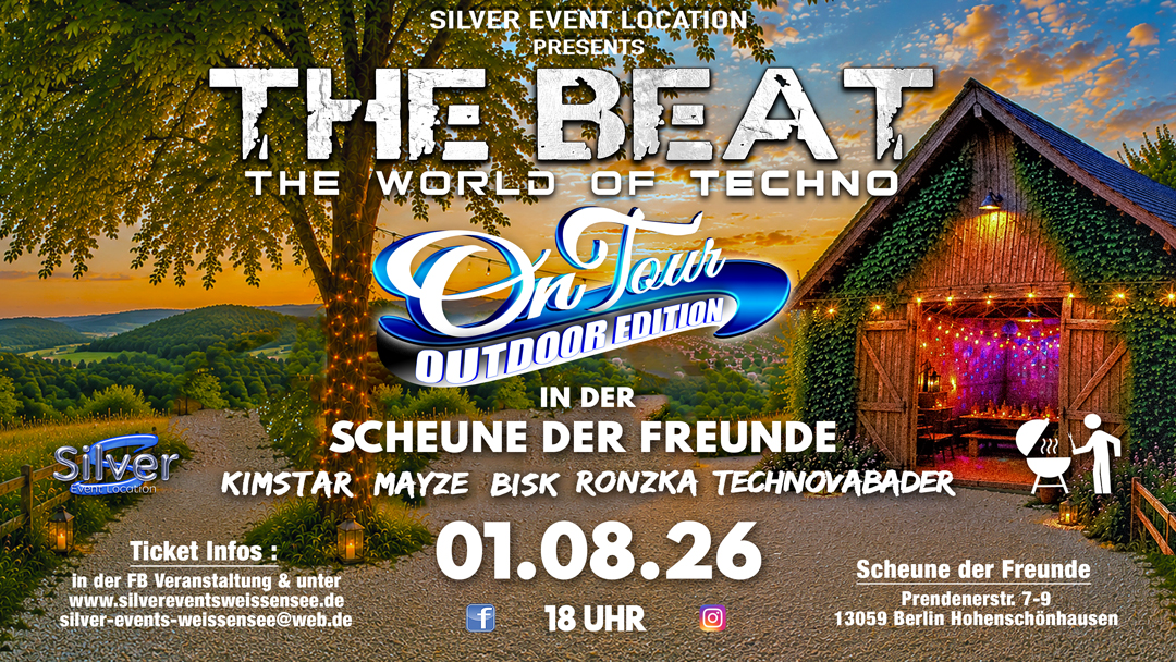 The Beat -World of Techno - on Tour - Outdoor Edition event poster
