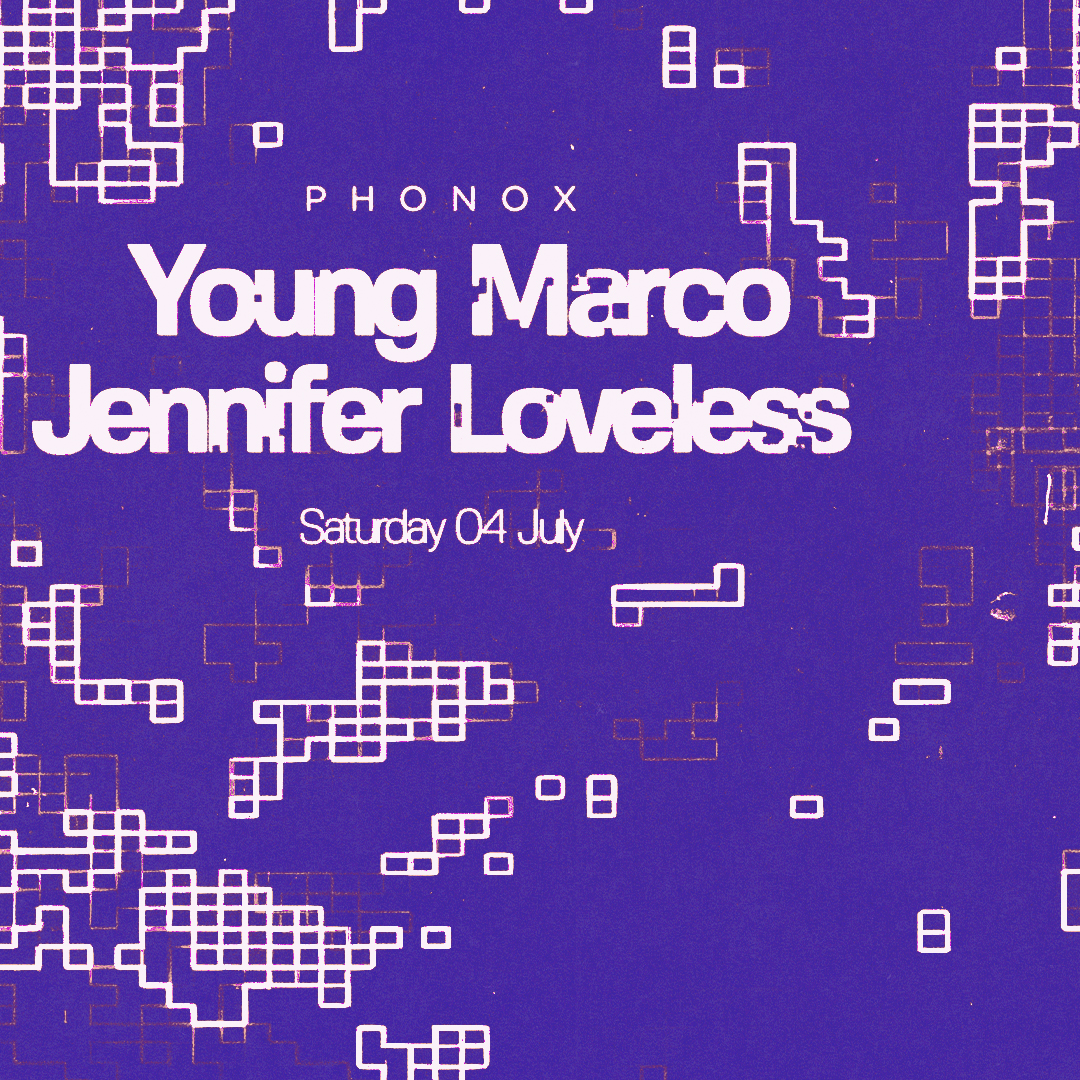 Phonox: Young Marco, Jennifer Loveless event poster