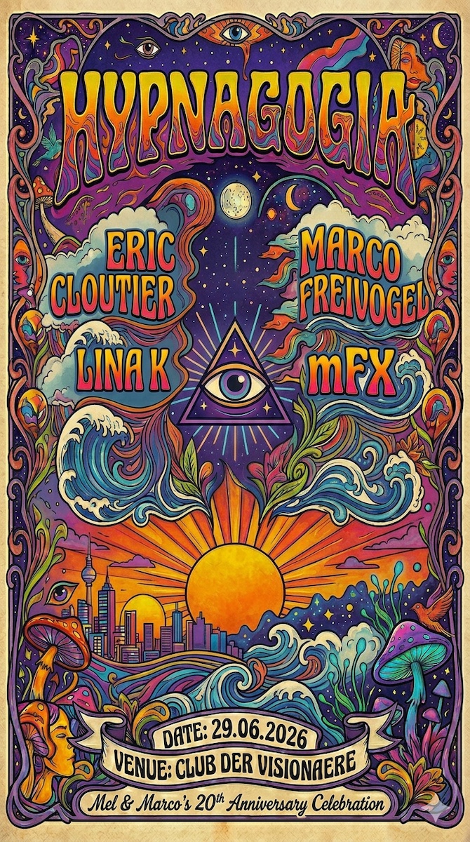 Hypnogogia event poster
