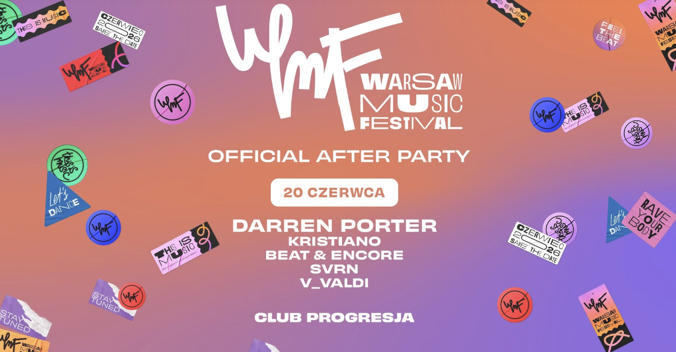 Oficjalny after Warsaw Music Festival event poster