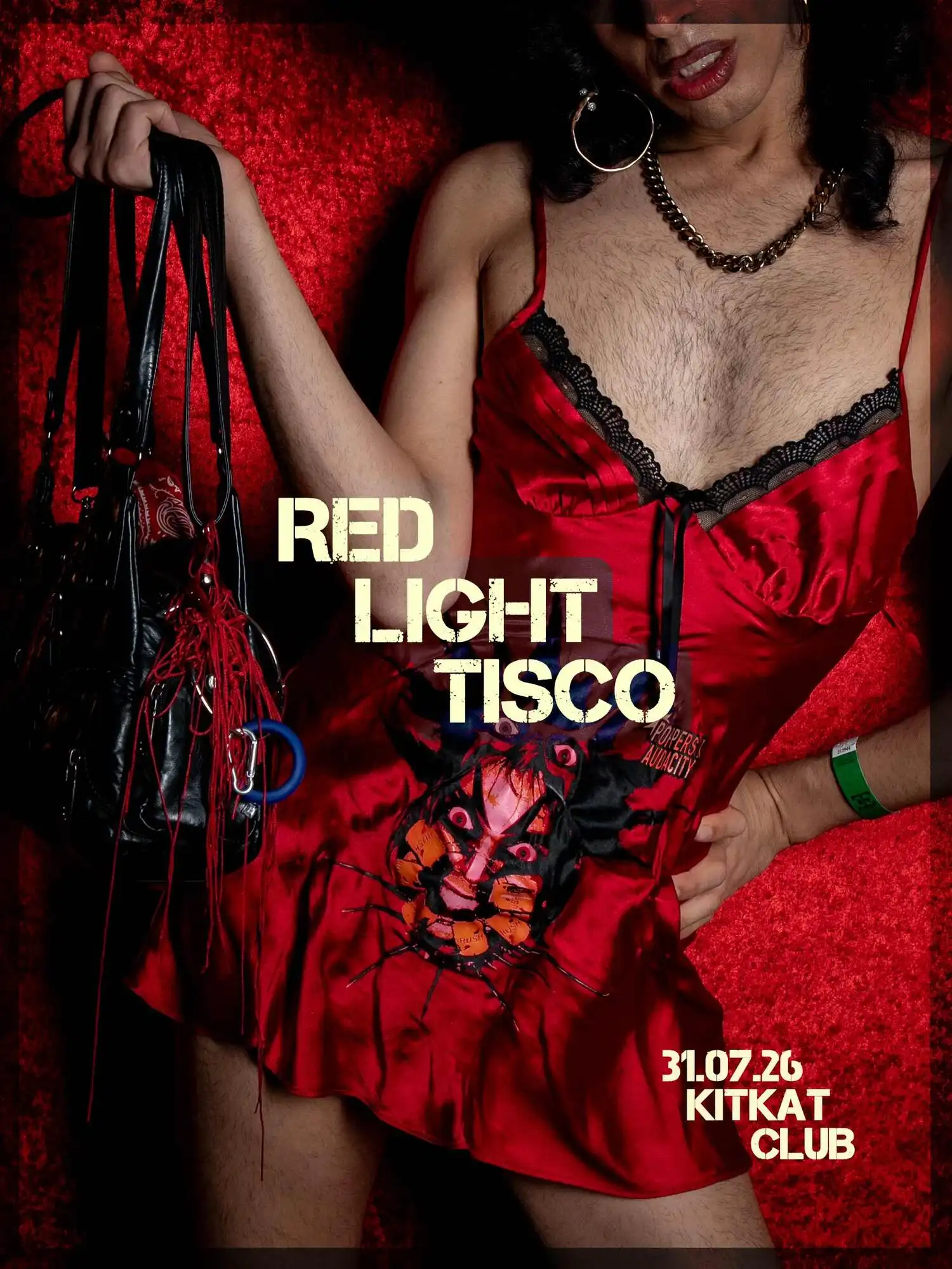 Red Light Tisco event poster