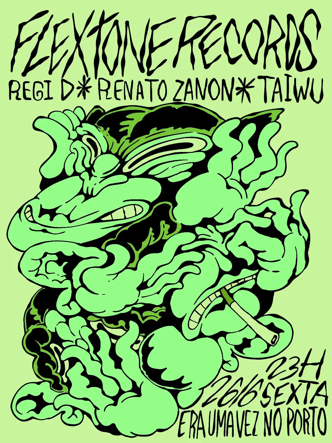 Flextone Showcase event poster