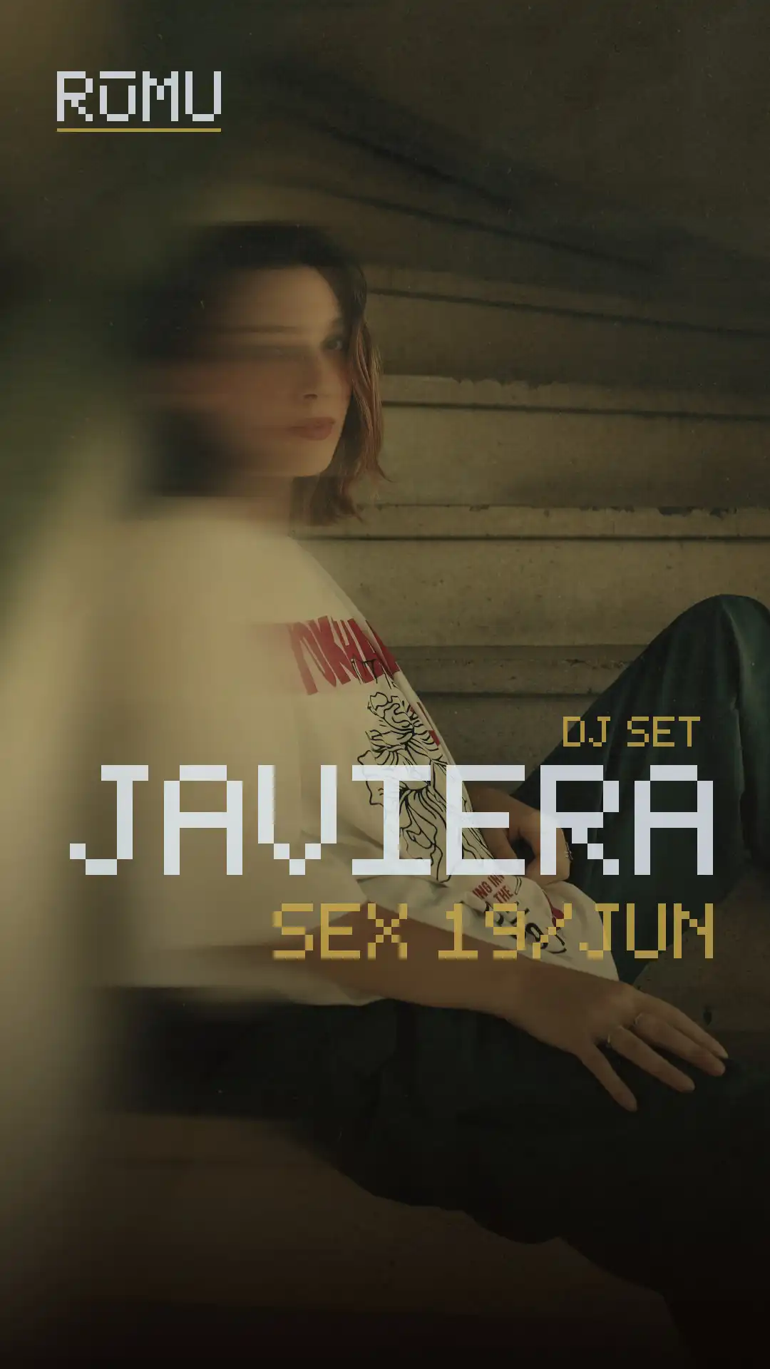 Rūmu presents: Javiera event poster
