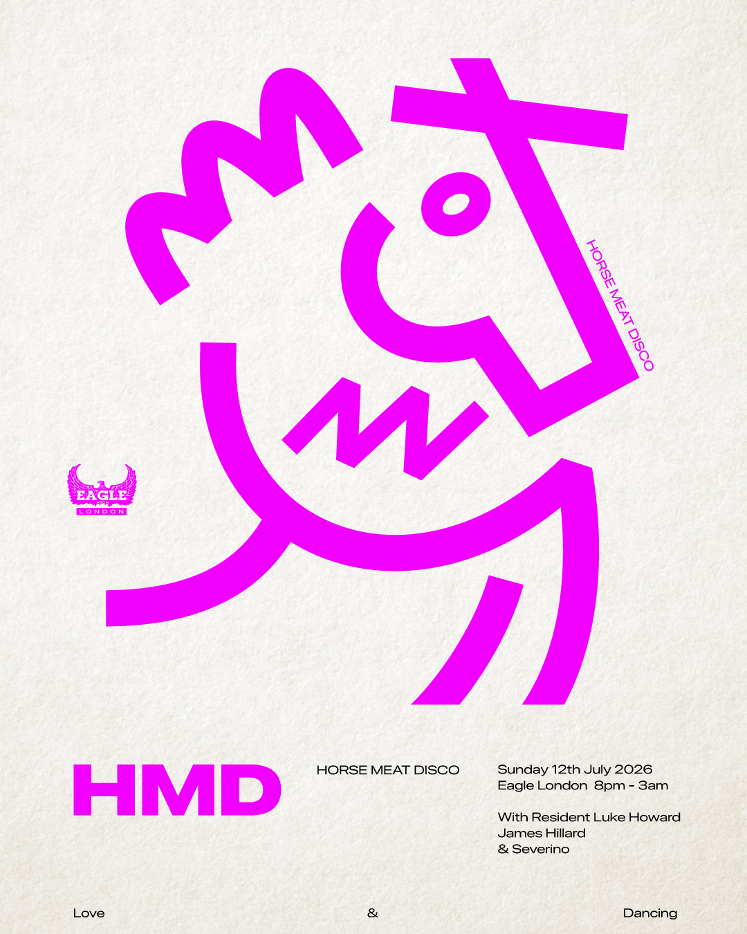Horse Meat Disco at Eagle London event poster