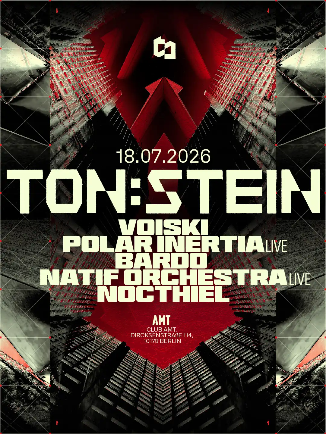 TON:STEIN event poster