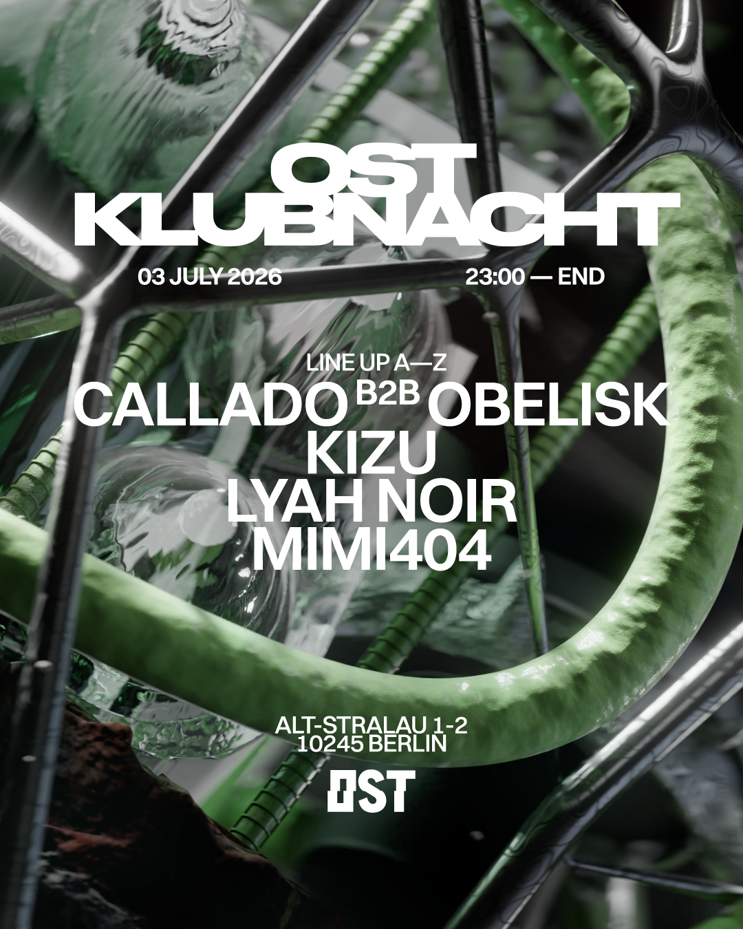 OST Klubnacht event poster