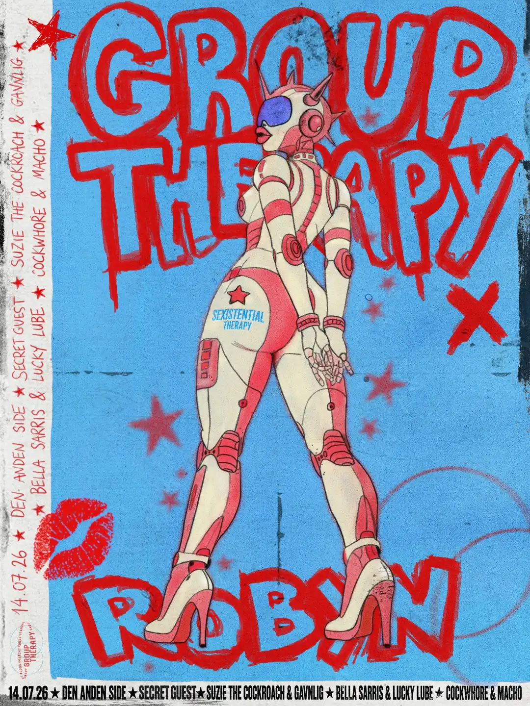 Group Therapy presents: Sexistential Therapy event poster