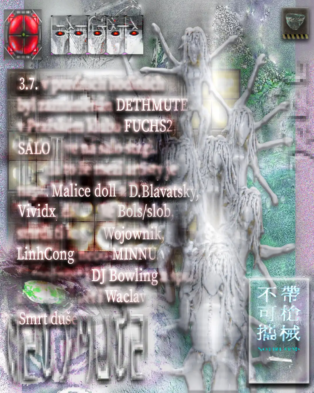 Dethmute: SALO with Malice Doll, Olmatri, Vividx, BoLs/sLoB & MORE event poster