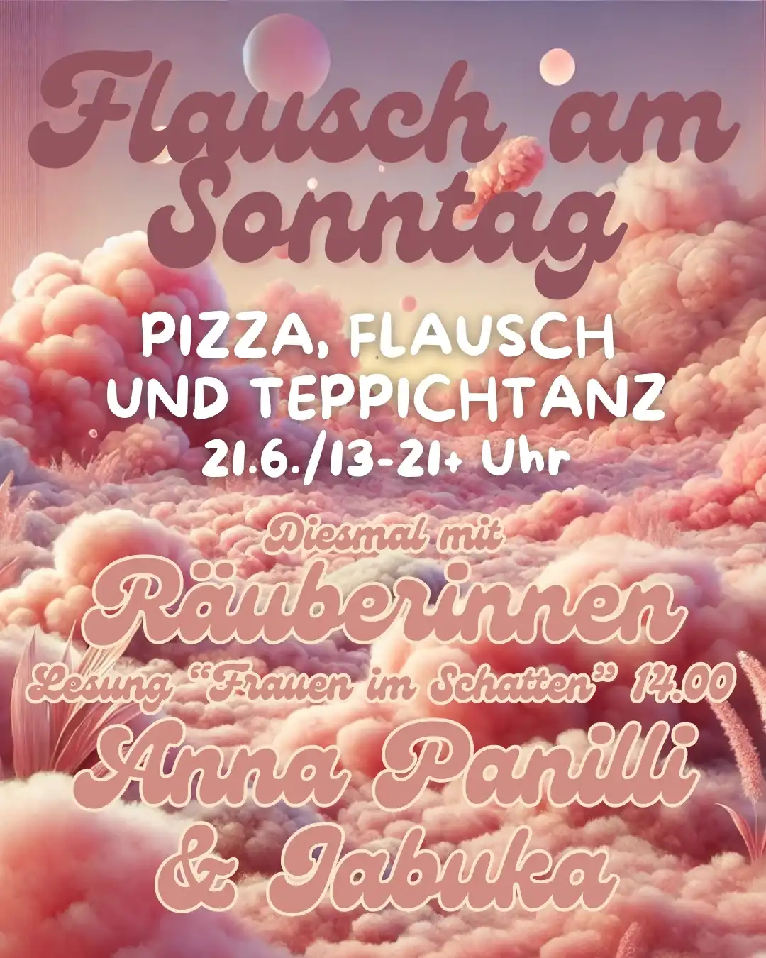 Flausch am Sonntag event poster