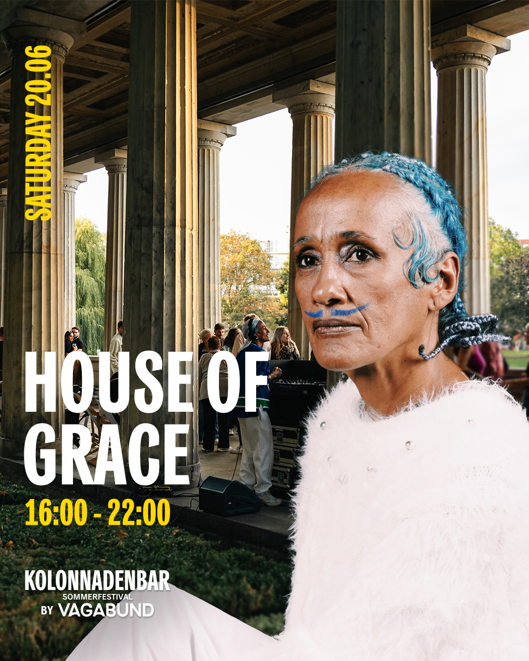 Free Island Open Air with House Of Grace at Kolonnadenbar by Vagabund event poster