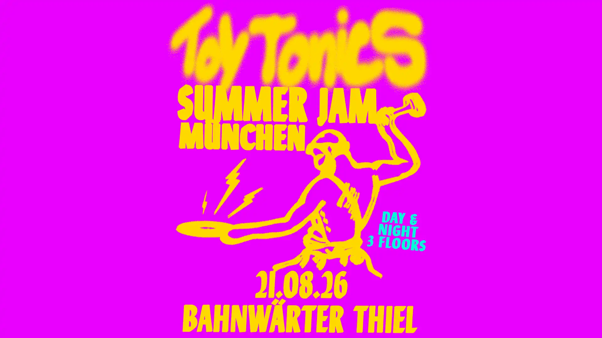 Toy Tonics Summer Jam - Open Air & Club event poster