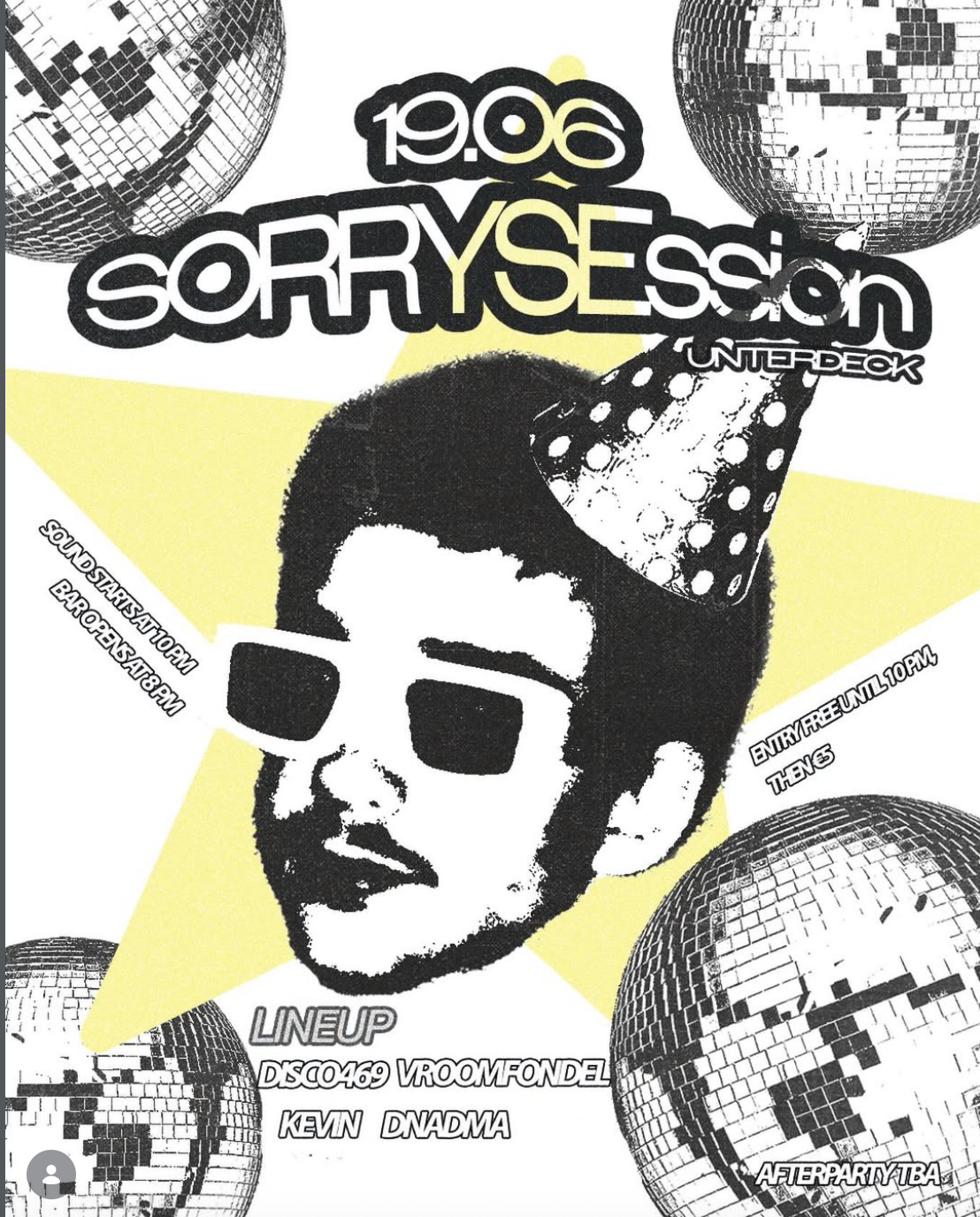 SORRYSEssion event poster