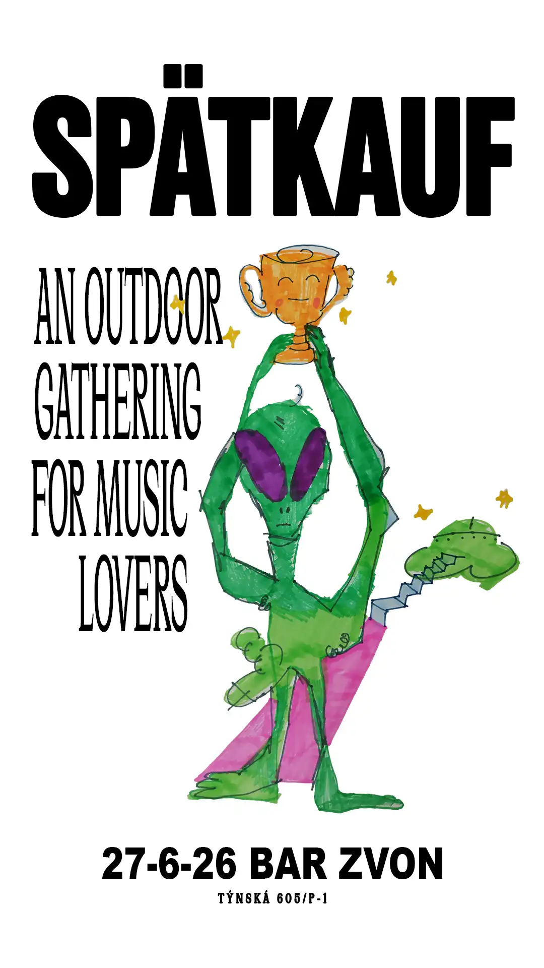 Spätkauf – Outdoor Gathering for Music Lovers event poster
