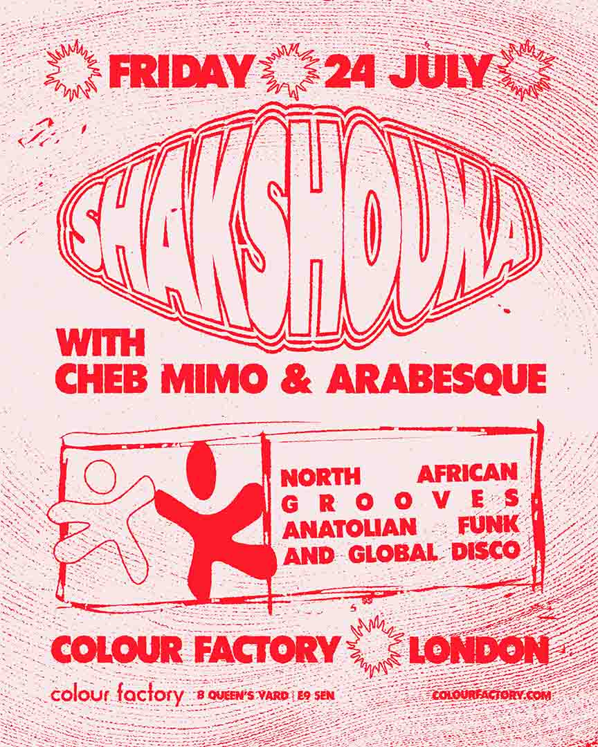 Shakshouka with Cheb Mimo & Arabesque event poster